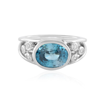 Anello in argento con Zircone Ratanakiri(Adela Silber)