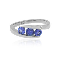Anello in platino con Tanzanite AAA