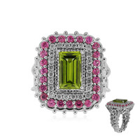 Anello in argento con Peridoto (Dallas Prince Designs)