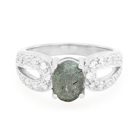 Anello in argento con Labradorite