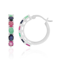 Orecchini in argento con Smeraldo