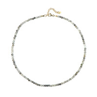Collana in argento con Zircone Fancy