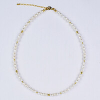 Collana in argento con Perla di Acqua Dolce