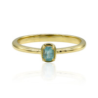 Anello in oro con Grandidierite (AMAYANI)