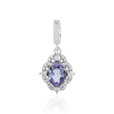 Ciondolo in argento con Tanzanite (non riscaldata)