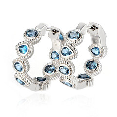 Orecchini in argento con Topazio Blu Londra (Dallas Prince Designs)
