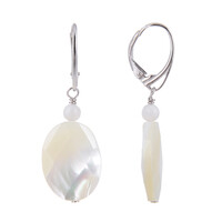 Orecchini in argento con Madreperla