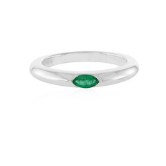 Anello in argento con Smeraldo Colombiano