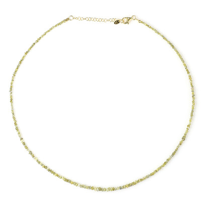 Collana in argento con Diamante Giallo