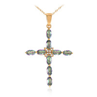 Collana in argento con Quarzo Mistico