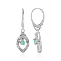 Orecchini in argento con Smeraldo Etiope