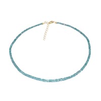Collana in argento con Indicolite