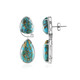 Orecchini in argento con Turchese Ramato Blu Mohave (Faszination Türkis)