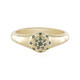 Anello in argento con Diamante Blu I2