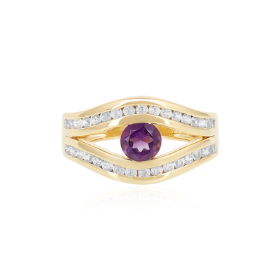 Anello in argento con Ametista