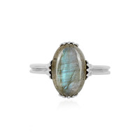 Anello in argento con Labradorite