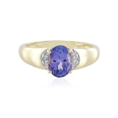 Anello in oro con Tanzanite