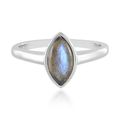 Anello in argento con Labradorite