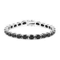 Bracciale in argento con Spinello Nero