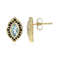 Orecchini in argento con Topazio Blu Cielo