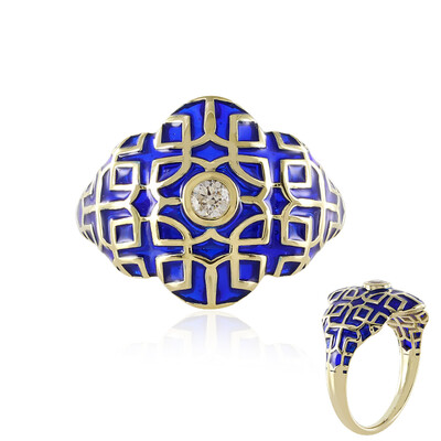 Anello in oro con Diamante I1 (I)  (Ornaments by de Melo)