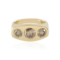 Anello in oro con Diamante Champagne I2 (de Melo)