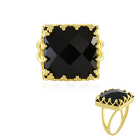 Anello in argento con Onice Nero