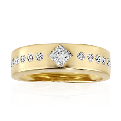 Anello in oro con Diamante IF (D) (Annette)