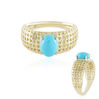 Anello in oro con Turchese Sleeping Beauty (Ornaments by de Melo)