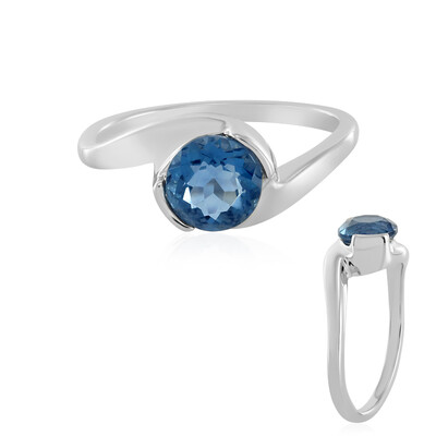 Anello in argento con Fluorite Cangiante