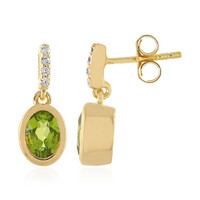 Orecchini in argento con Peridoto