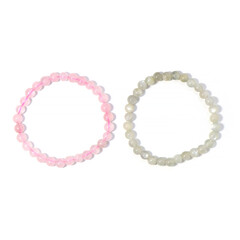 Bracciale con Quarzo Rosa