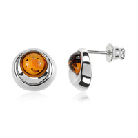 Orecchini in argento con Ambra
