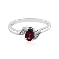 Anello in argento con Rodolite