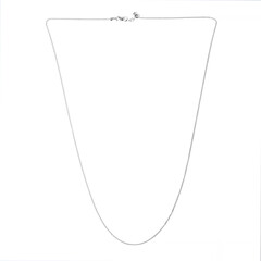 Catenina groumette regolabile con cursore in argento 925  - 61 cm - 2,5 g