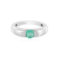 Anello in argento con Smeraldo Russo