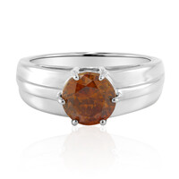 Anello in argento con Sfalerite spagnola (Tenner Diniz)