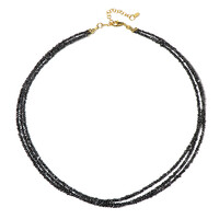 Collana in argento con Diamante Nero