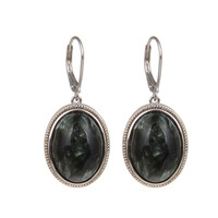 Orecchini in argento con Serafinite