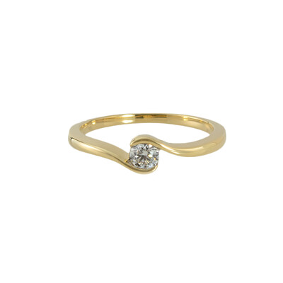 Anello in oro con Diamante SI
