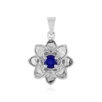 Ciondolo in argento con Calcedonio Blu