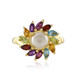 Anello in argento con Perla d'Acqua Dolce Bianca