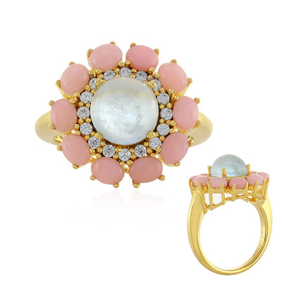 Anello in argento con Acquamarina Brasiliana