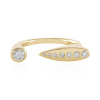 Anello in oro con Diamante I2 (H) (de Melo)