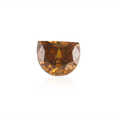 Gemma con Diamante Arancione SI 0,17 ct