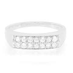 Anello in argento con Zaffiro Bianco