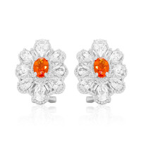 Orecchini in argento con Opale di Fuoco Messicano (Dallas Prince Designs)