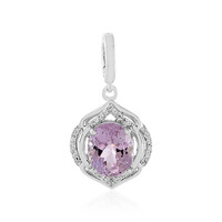 Ciondolo in argento con Kunzite