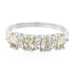 Anello in argento con Citrino