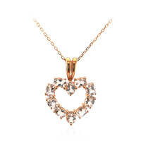 Collana in oro con Morganite AAA